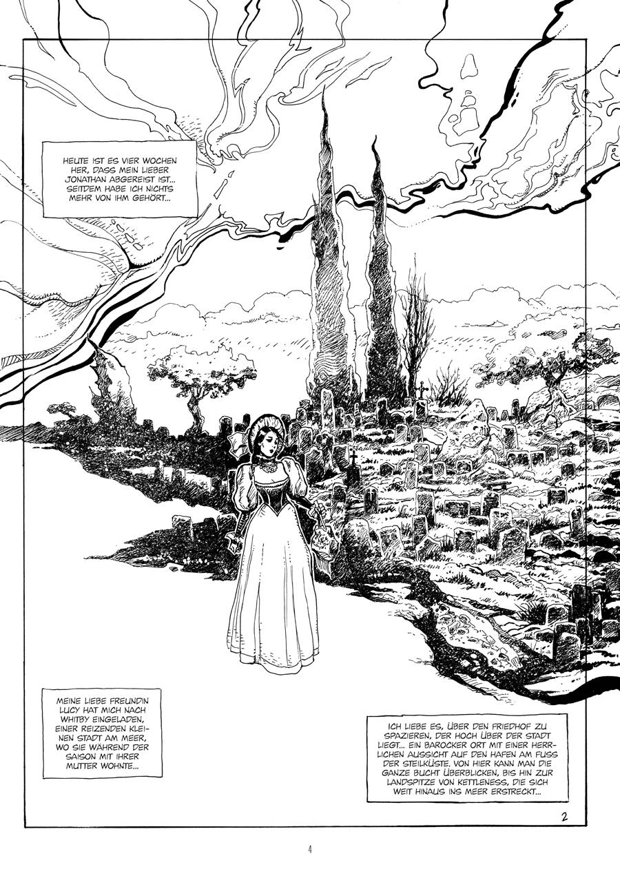 Beispielinhalt (Bild) Dracula (Graphic Novel)