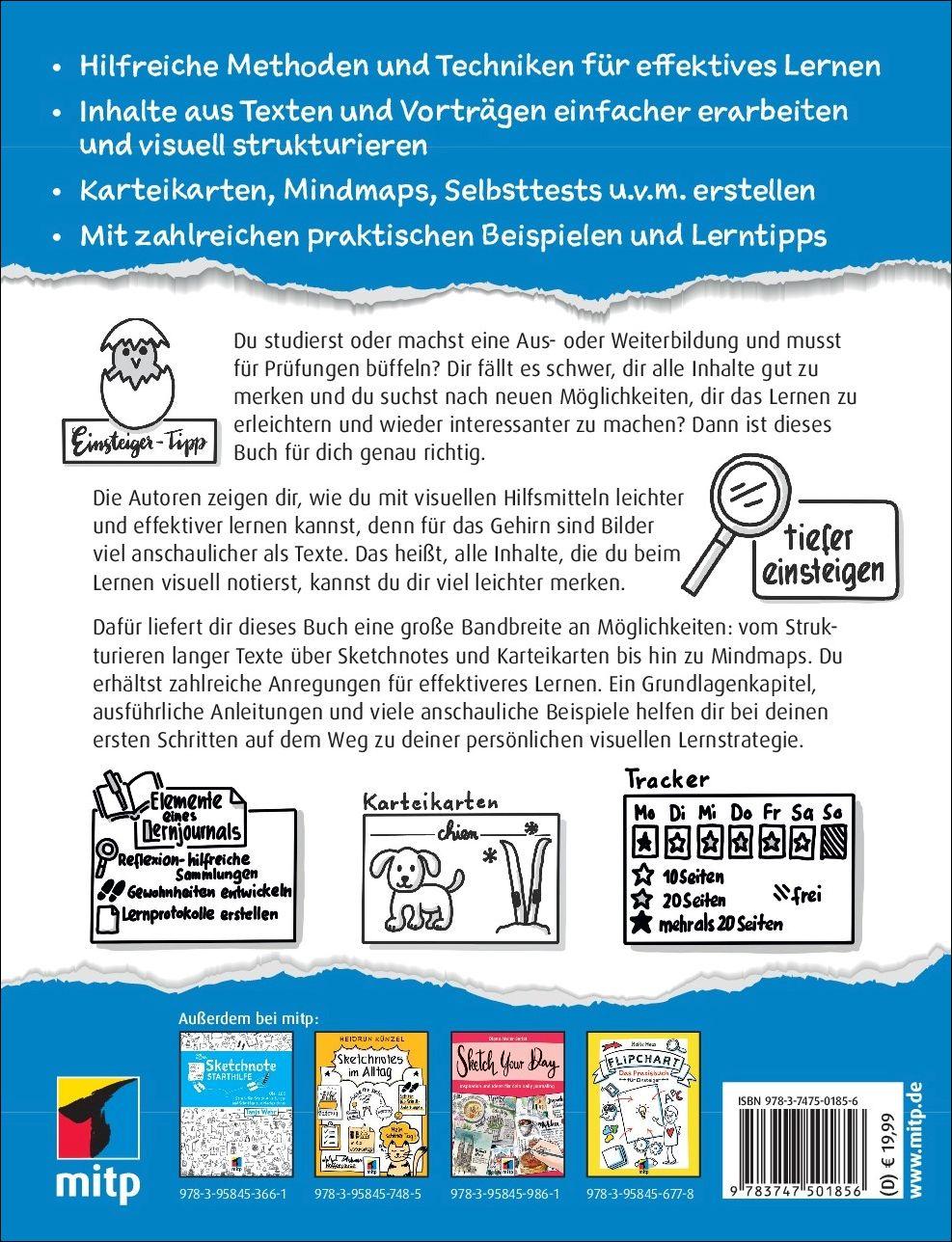 Rückseitencover Leichter lernen mit Sketchnotes & Co.