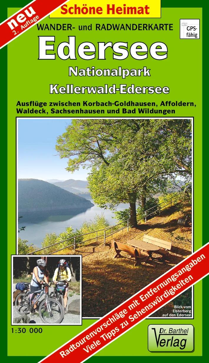 Vorderes Coverbild Wander- und Radwanderkarte Edersee, Nationalpark Kellerwald-Edersee
