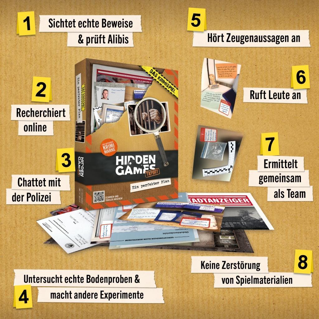 Beispielinhalt (Bild) Hidden Games Tatort: Ein perfekter Plan