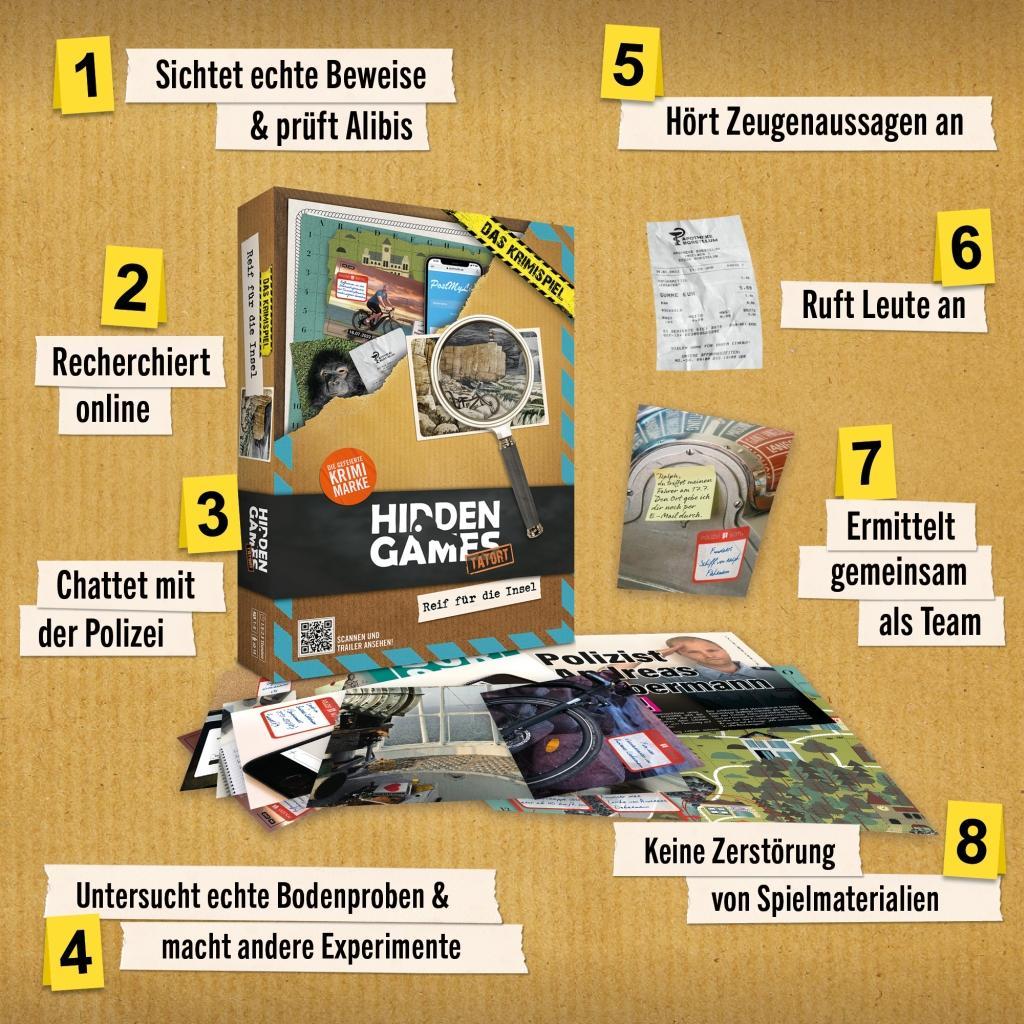 Beispielinhalt (Bild) Hidden Games Tatort: Reif für die Insel