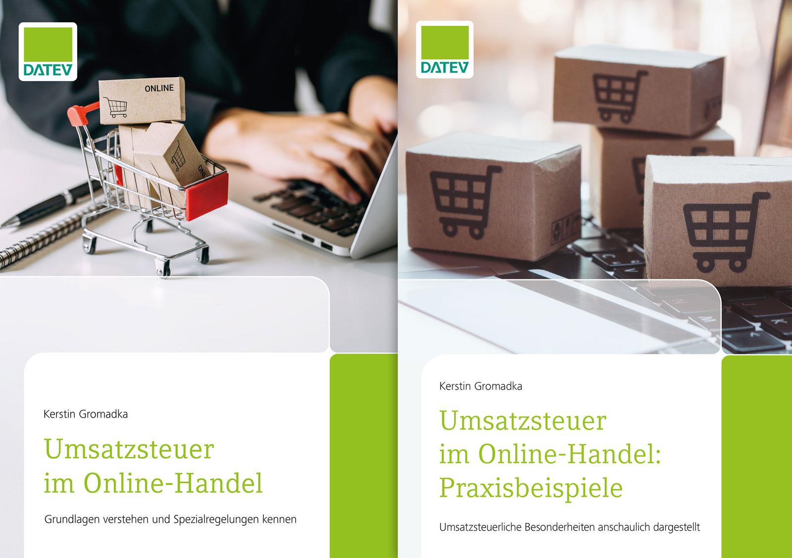 Vorderes Coverbild Buchpaket Umsatzsteuer im Online-Handel