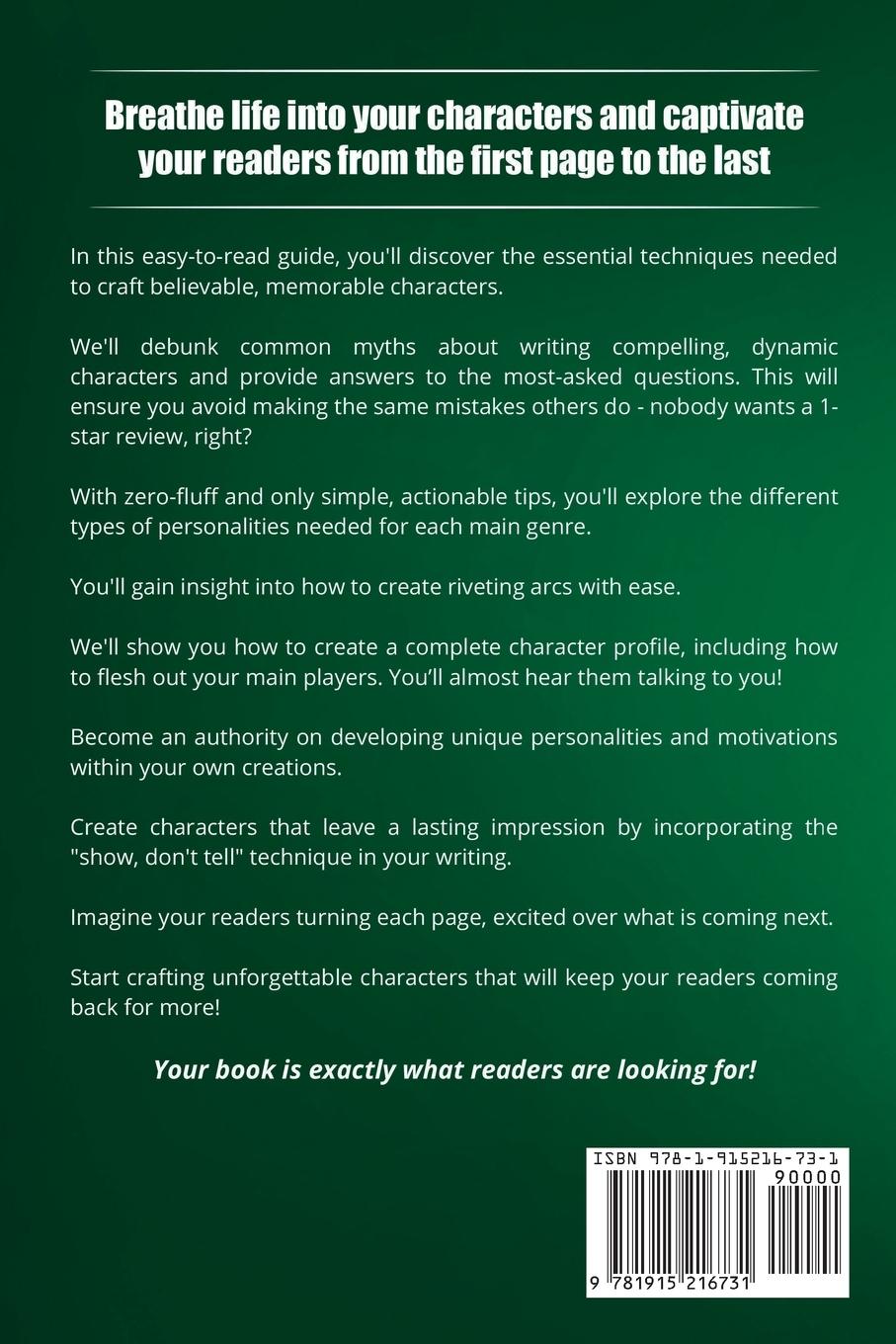 Rückseitencover Creating Characters That Jump Off The Page