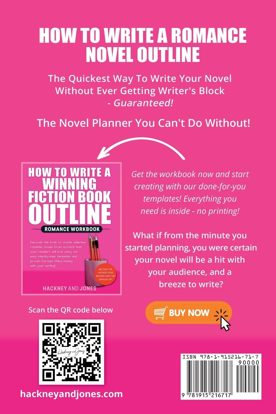 Rückseitencover How To Write A Romance Novel Outline