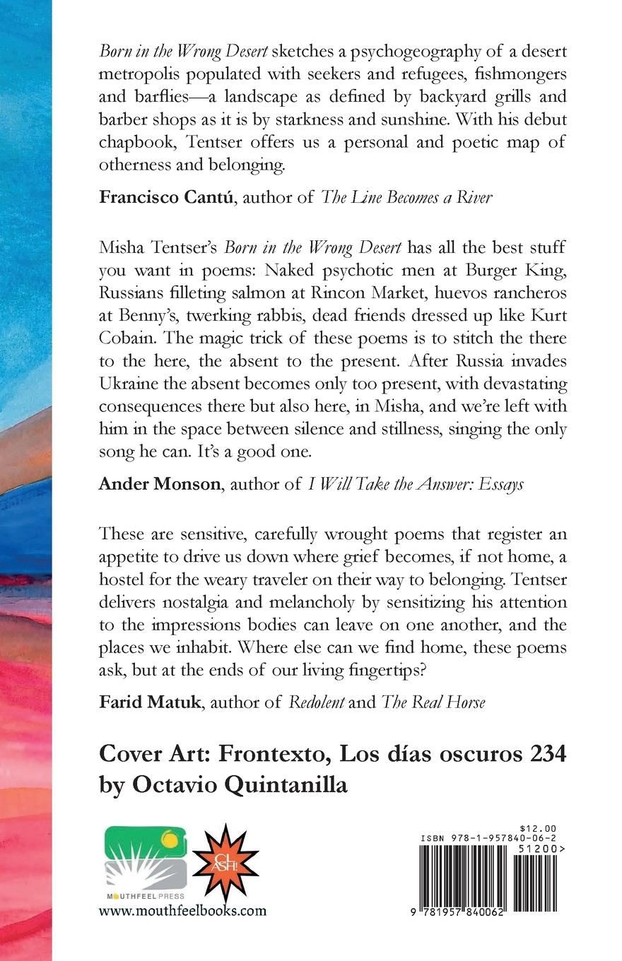 Rückseitencover Born in the Wrong Desert