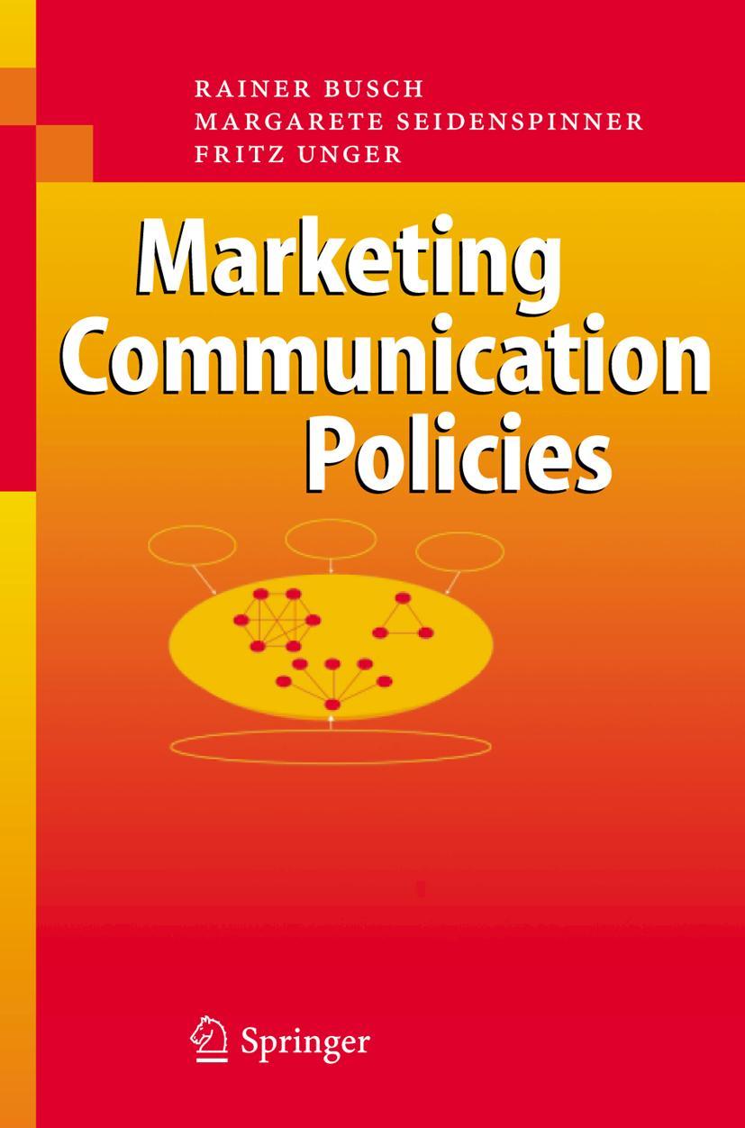 Vorderes Coverbild Marketing Communication Policies