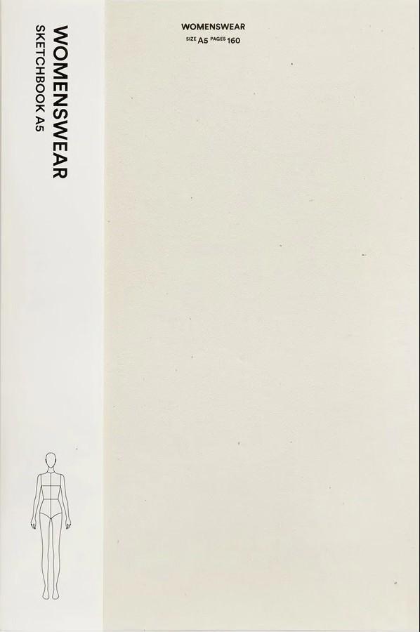 Vorderes Coverbild Fashionary Womenswear Sketchbook A5