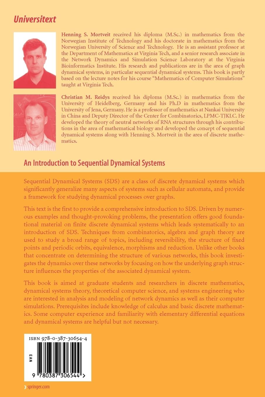 Rückseitencover An Introduction to Sequential Dynamical Systems