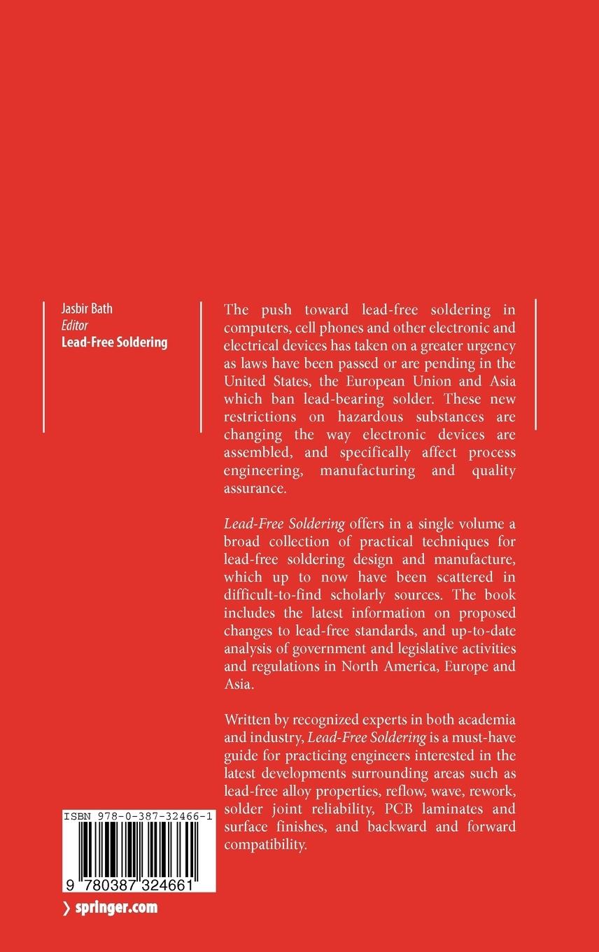 Rückseitencover Lead-Free Soldering