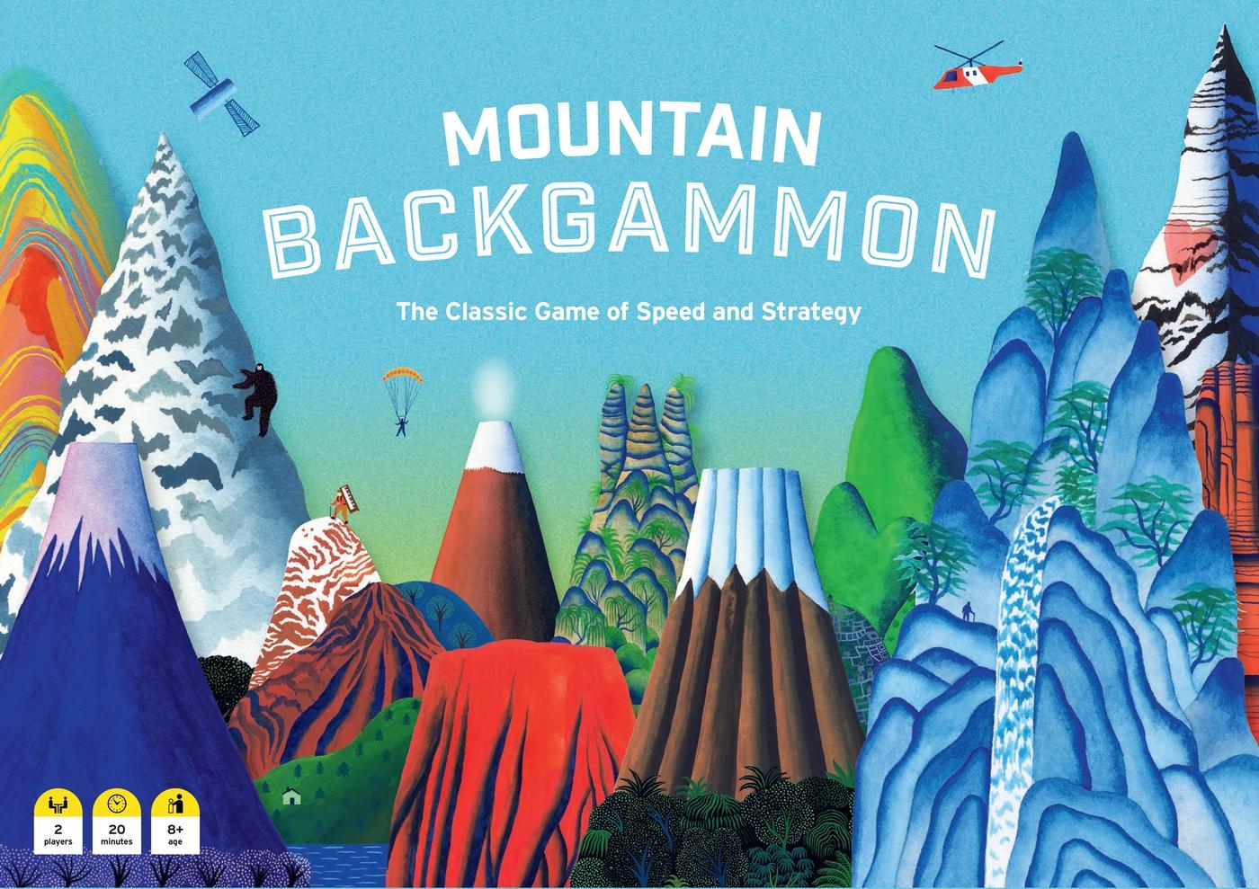 Vorderes Coverbild Mountain Backgammon