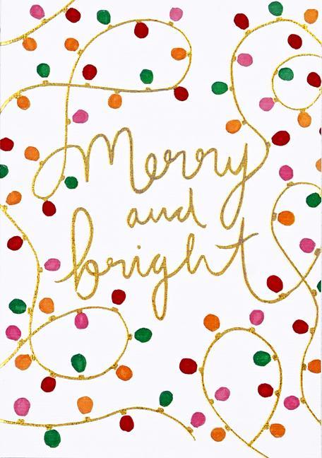 Vorderes Coverbild Merry & Bright Small Boxed Holiday Cards (20 Cards, 21 Self-Sealing Envelopes)