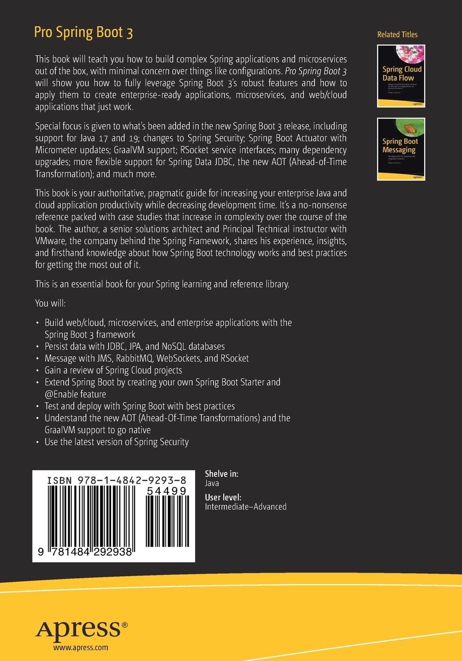 Rückseitencover Pro Spring Boot 3