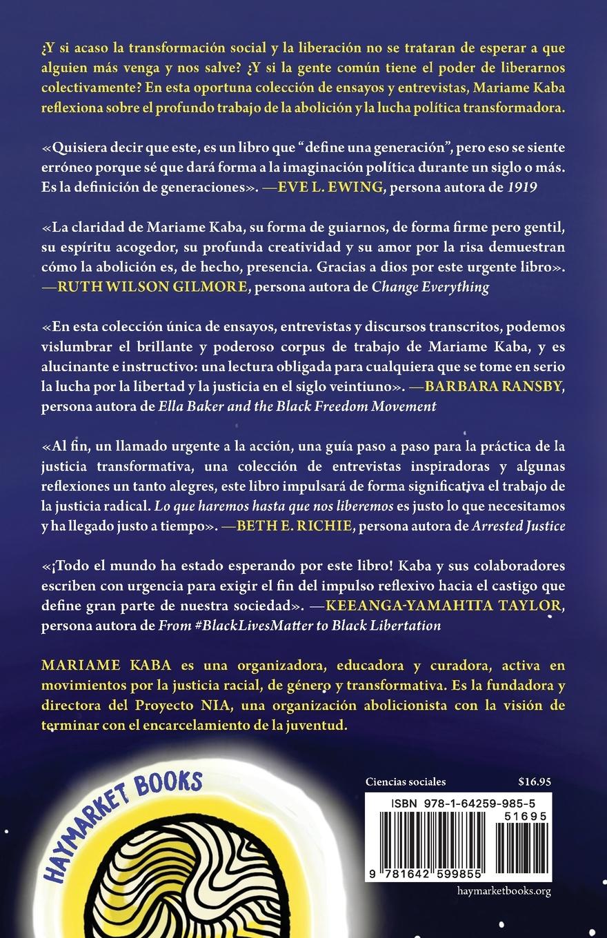 Rückseitencover Lo Que Haremos Hasta Que Nos Liberemos