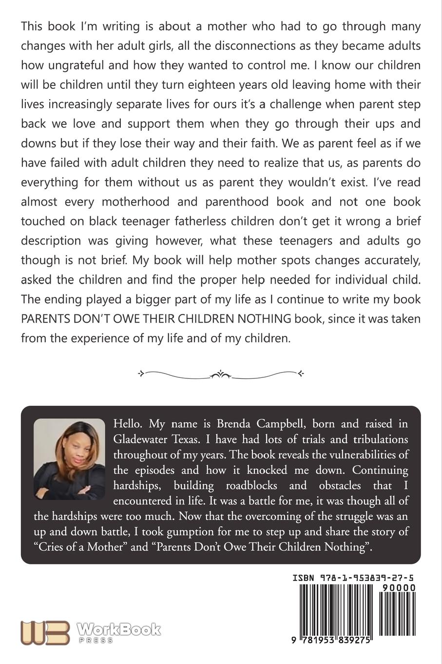 Rückseitencover Parents Don't Owe Their Children Nothing