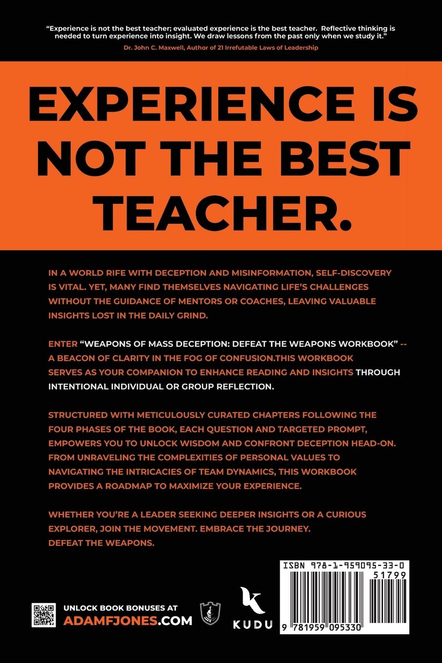 Rückseitencover Weapons of Mass Deception Workbook