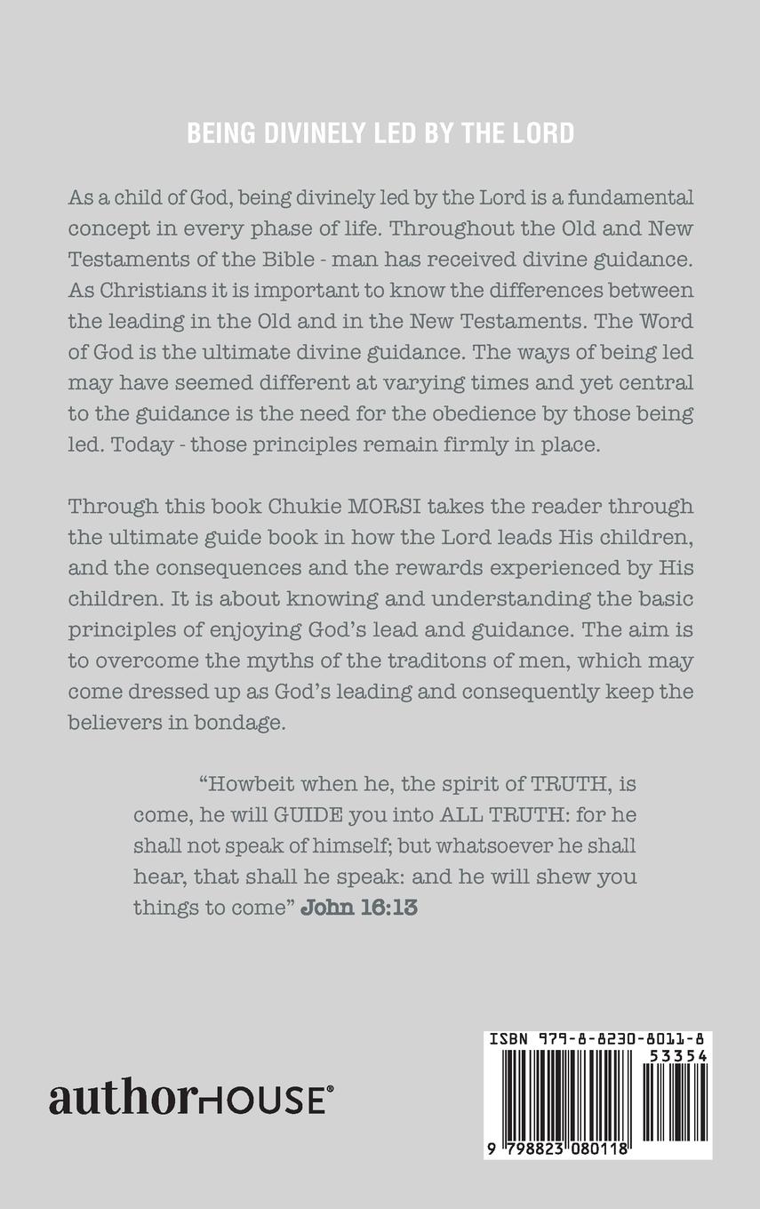 Rückseitencover Being Divinely Led by the Lord