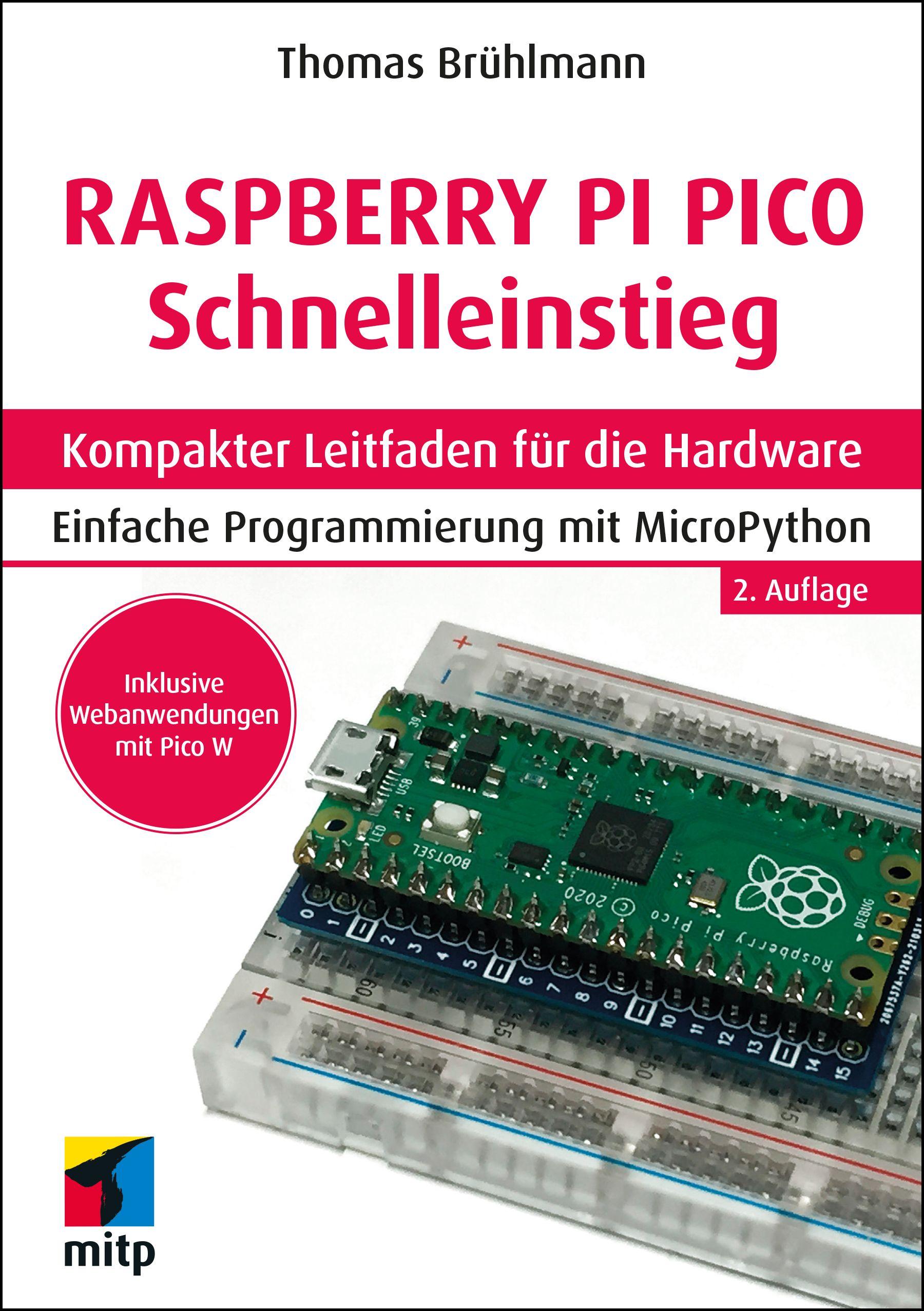 Vorderes Coverbild Raspberry Pi Pico und Pico W Schnelleinstieg