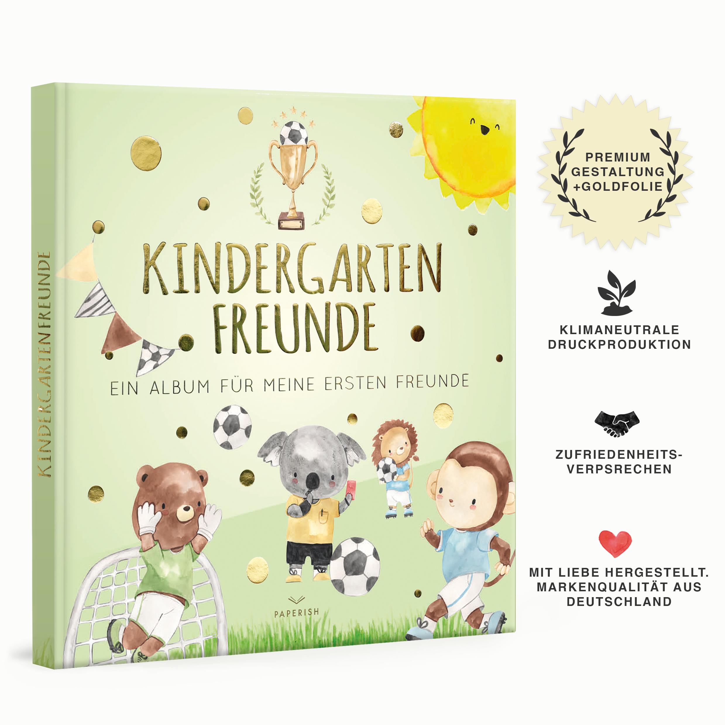 Beispielinhalt (Bild) Kindergartenfreunde - Fußball