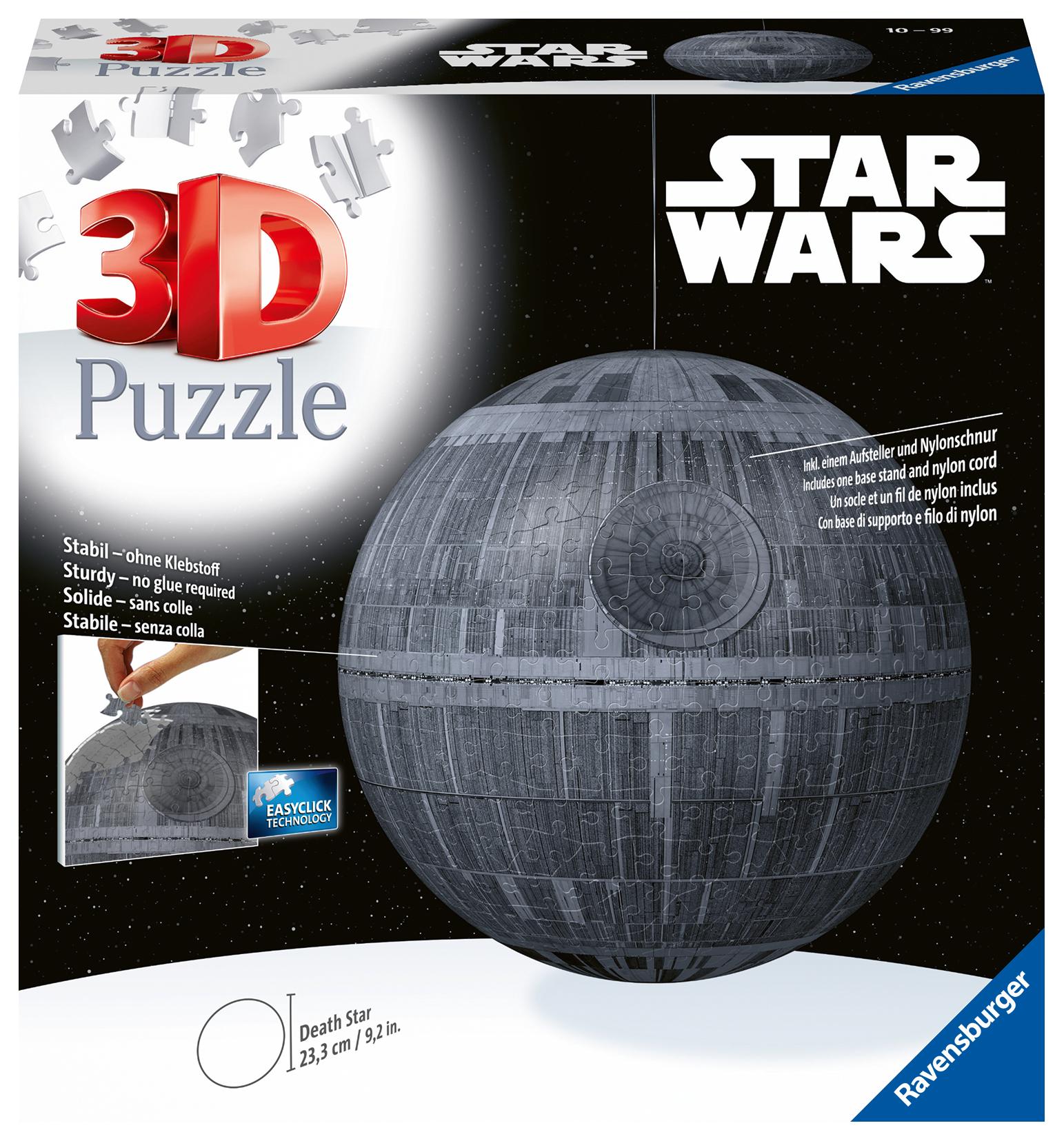 Vorderes Coverbild Ravensburger 3D Puzzle 11555 - Star Wars Todesstern - 540 Teile - Puzzleball für Erwachsene und Kinder ab 10 Jahren