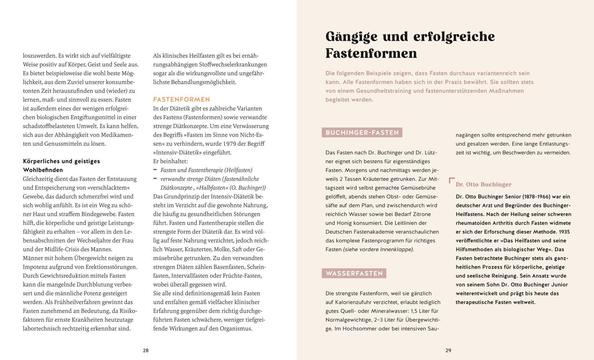 Beispielinhalt (Bild) Wie neugeboren durch Fasten