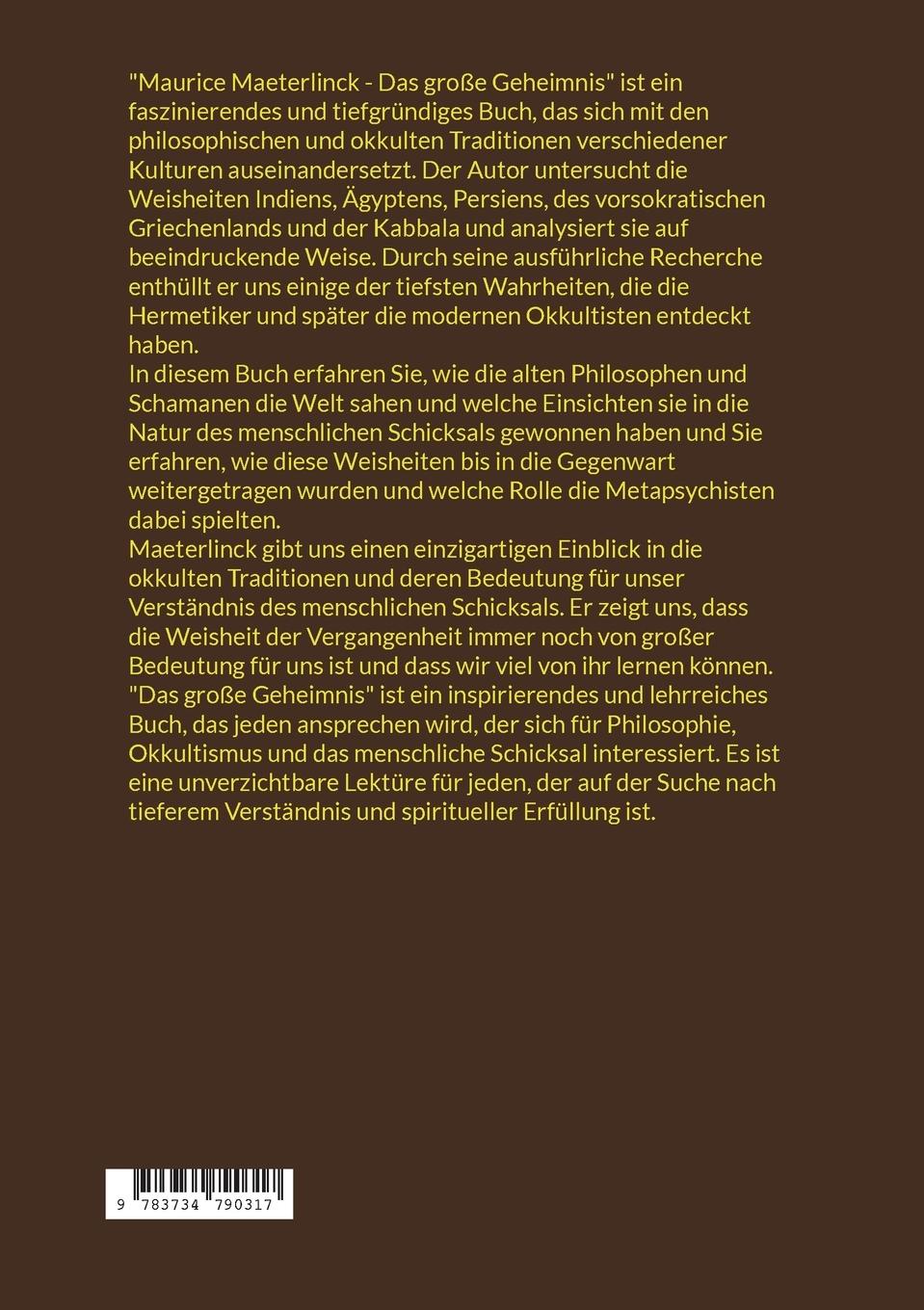 Rückseitencover Das große Geheimnis