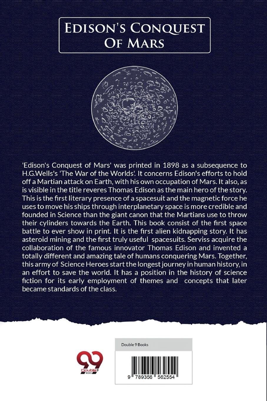 Rückseitencover Edison's Conquest Of Mars