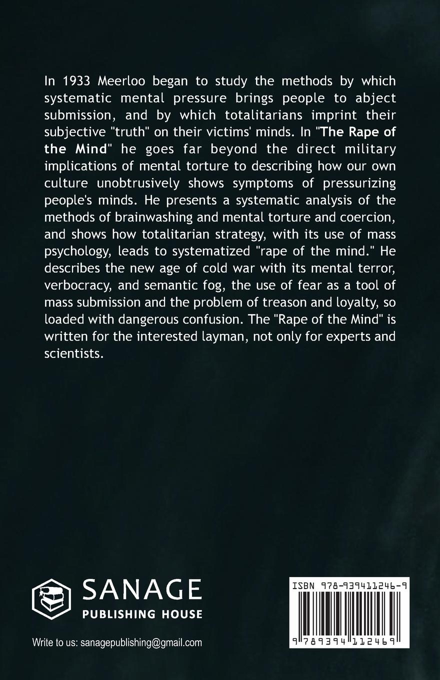 Rückseitencover The Rape of the Mind