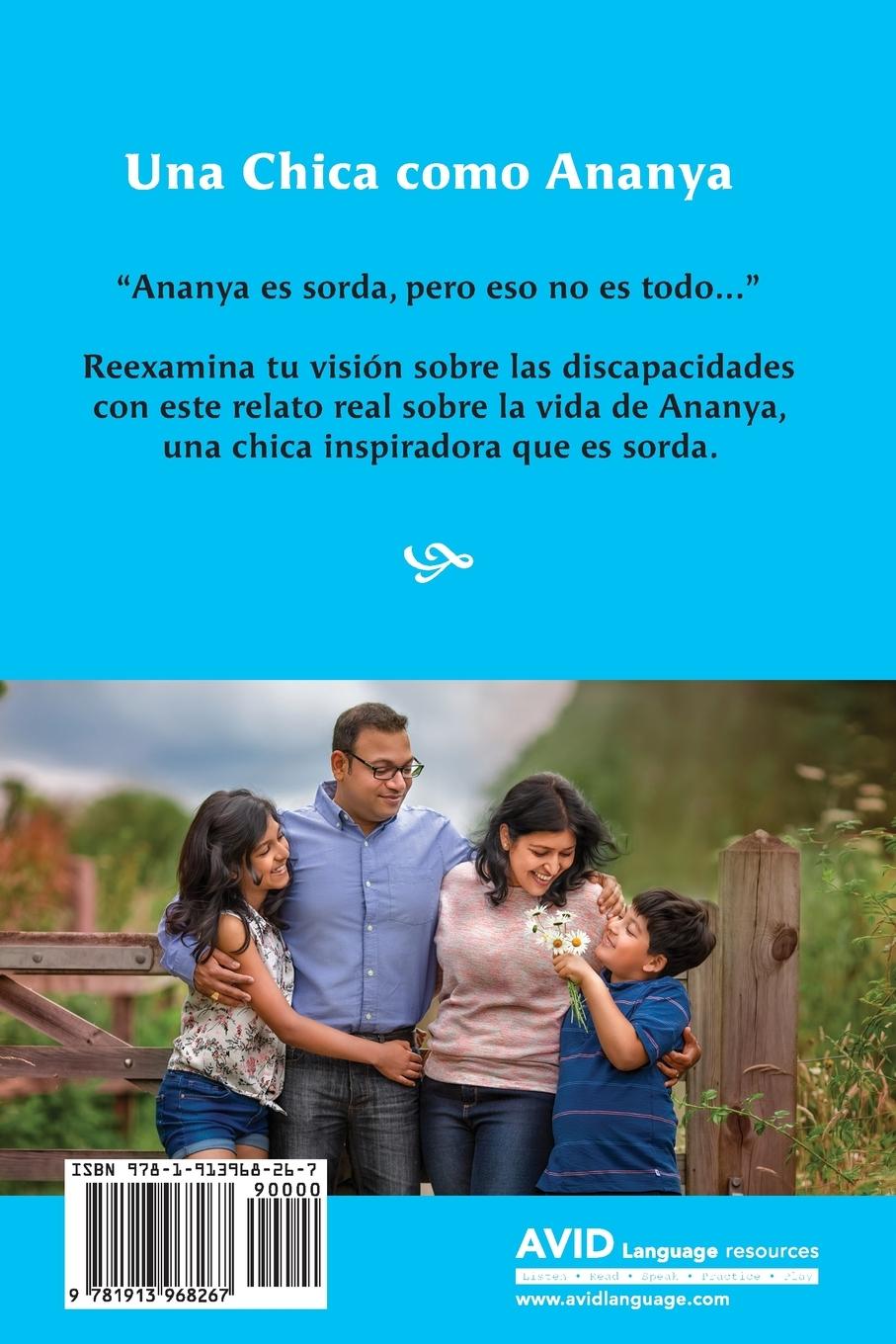 Rückseitencover Una Chica como Ananya