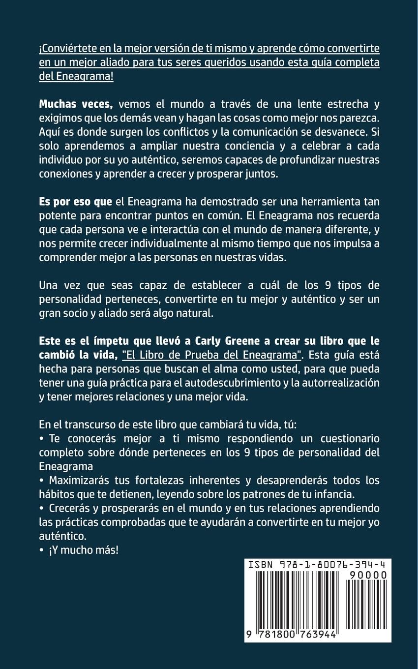 Rückseitencover El Libro de Prueba del Eneagrama