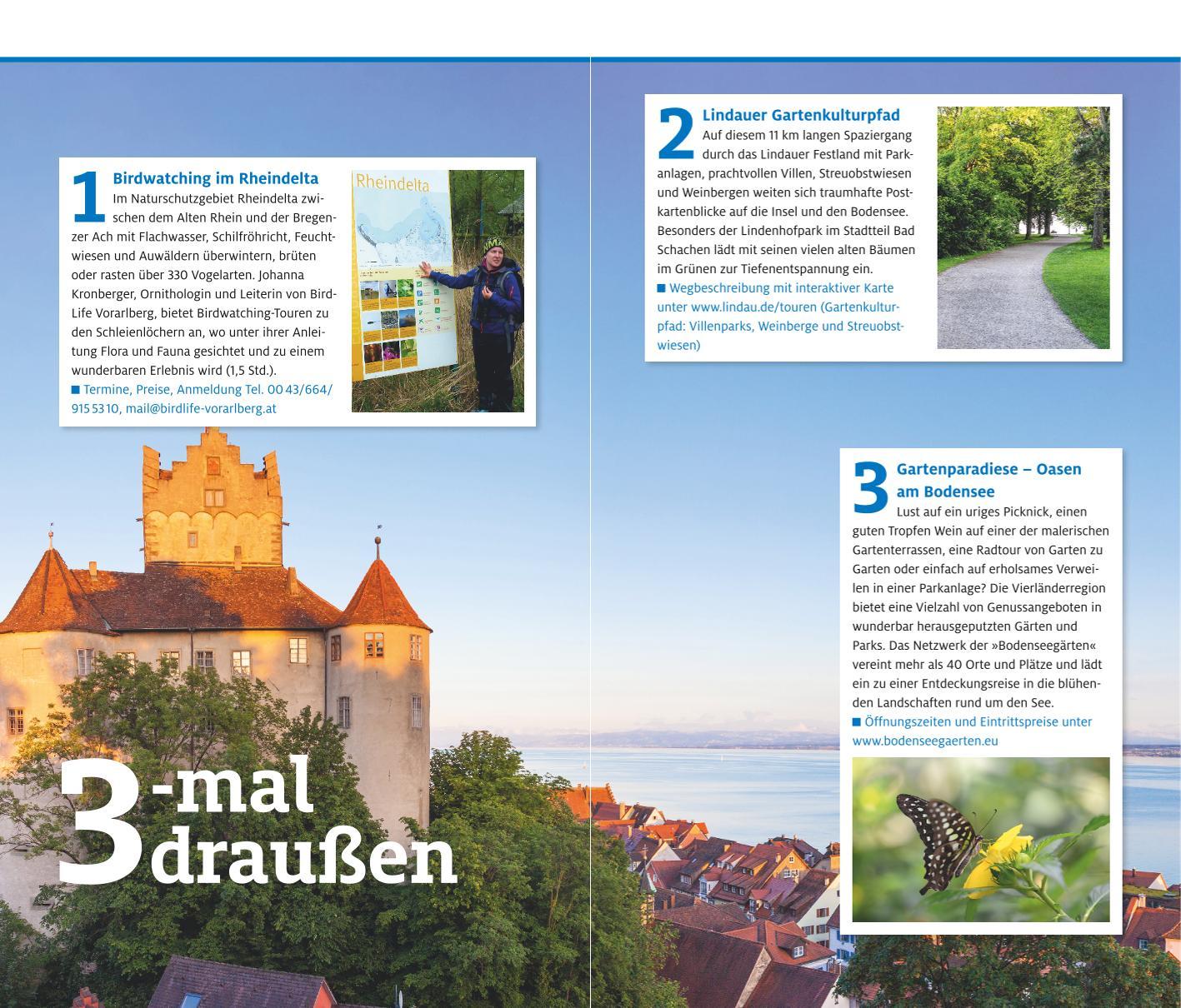 Beispielinhalt (Bild) ADAC Reiseführer plus Bodensee