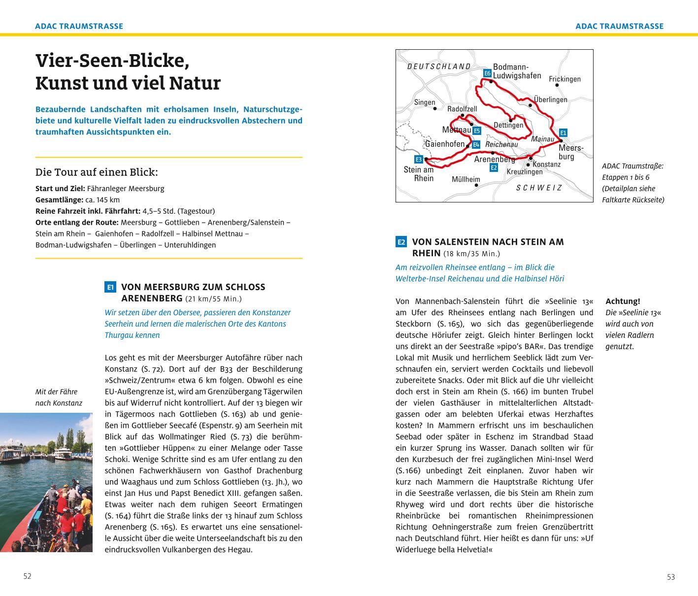 Beispielinhalt (Bild) ADAC Reiseführer plus Bodensee