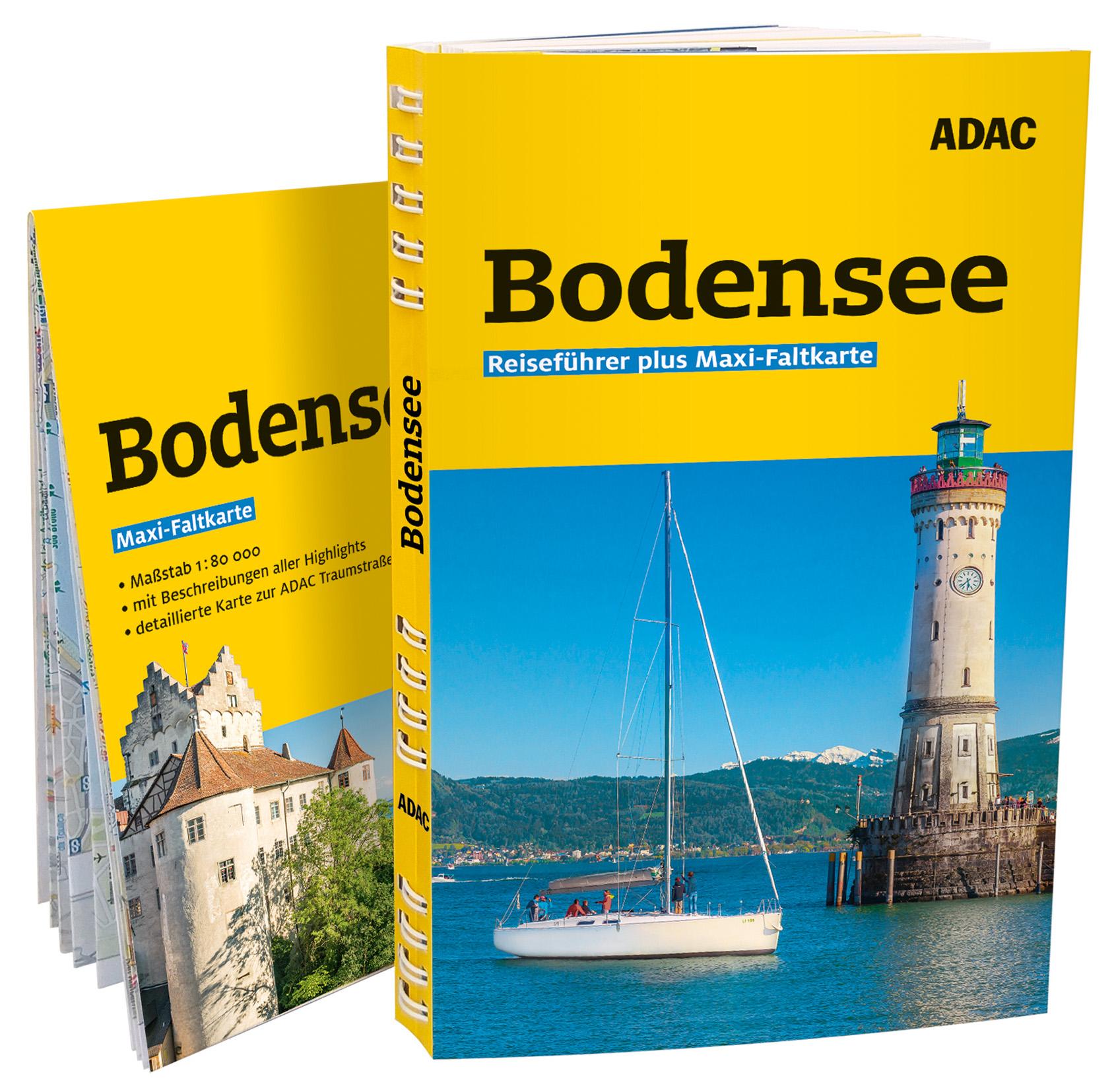 Vorderes Coverbild ADAC Reiseführer plus Bodensee