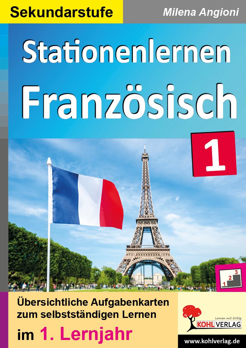 Vorderes Coverbild Stationenlernen Französisch I / Sekundarstufe