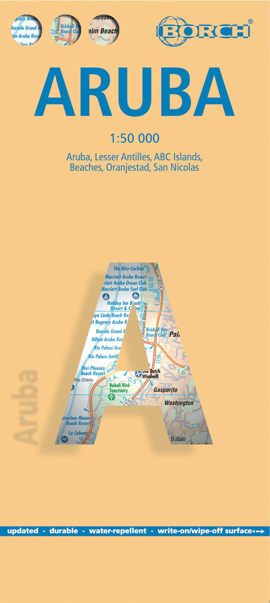 Vorderes Coverbild Aruba, Borch map