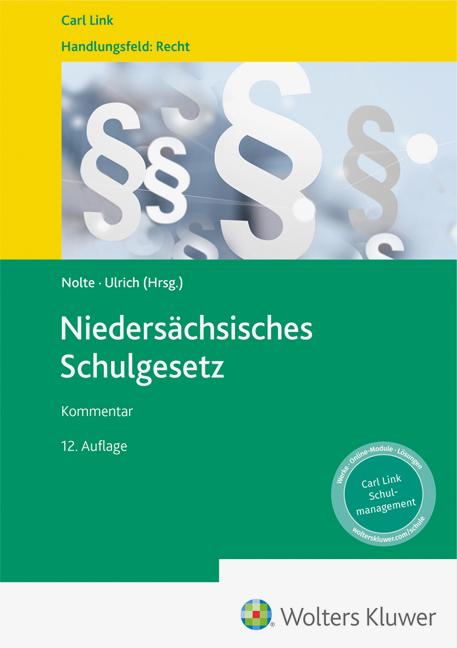 Vorderes Coverbild Niedersächsisches Schulgesetz