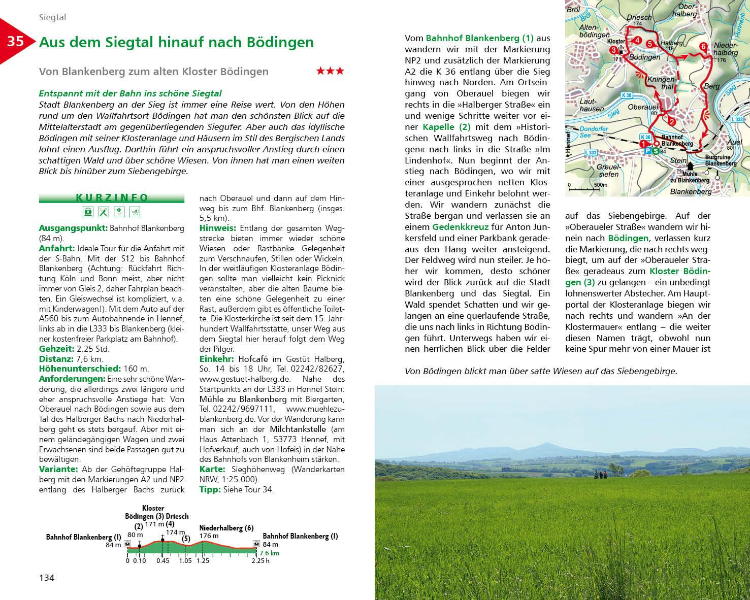 Beispielinhalt (Bild) Wandern mit dem Kinderwagen Köln - Bonn