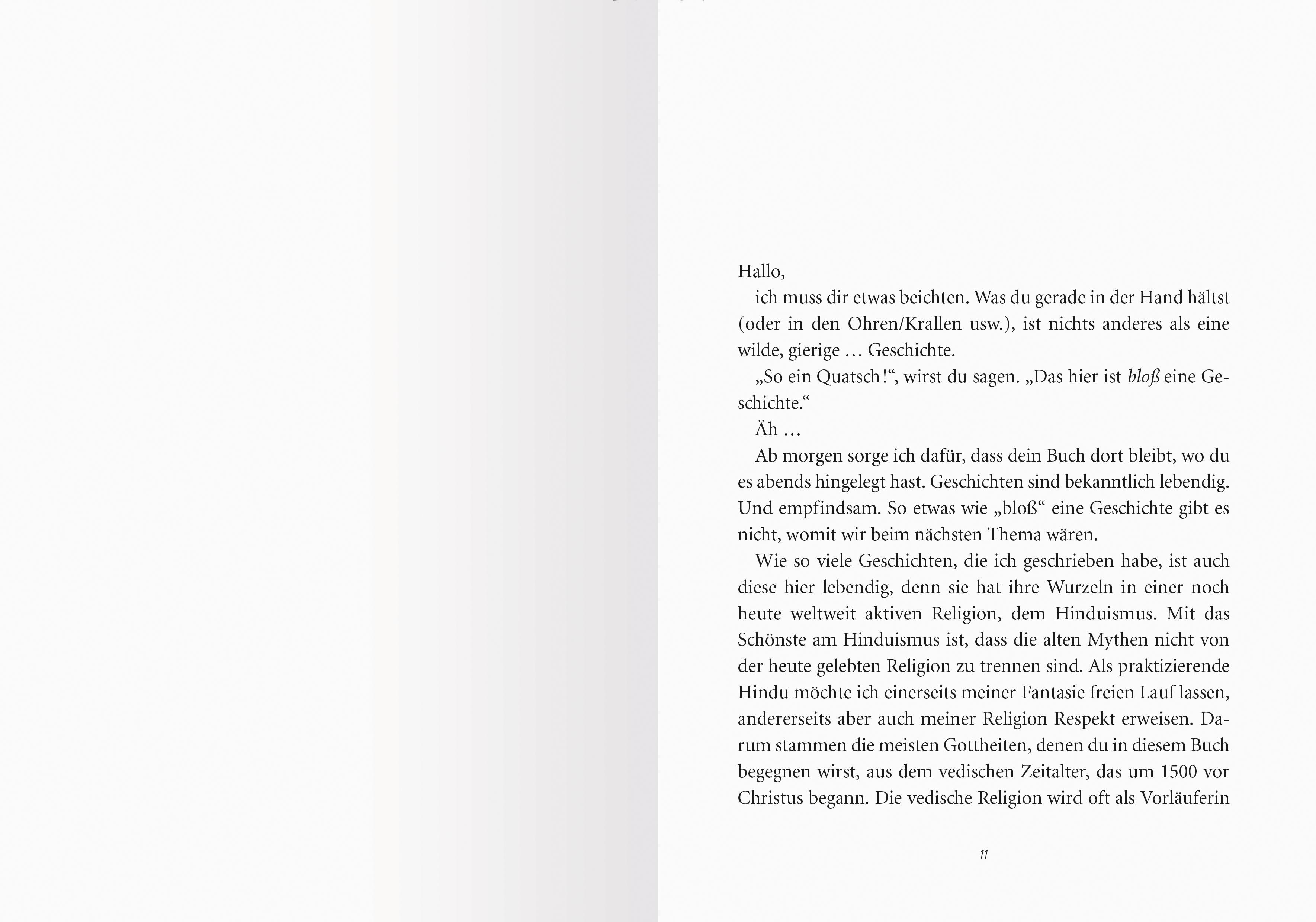 Beispielinhalt (Bild) Aru gegen die Götter, Band 4: Die Magie der goldenen Stadt (Rick Riordan Presents)