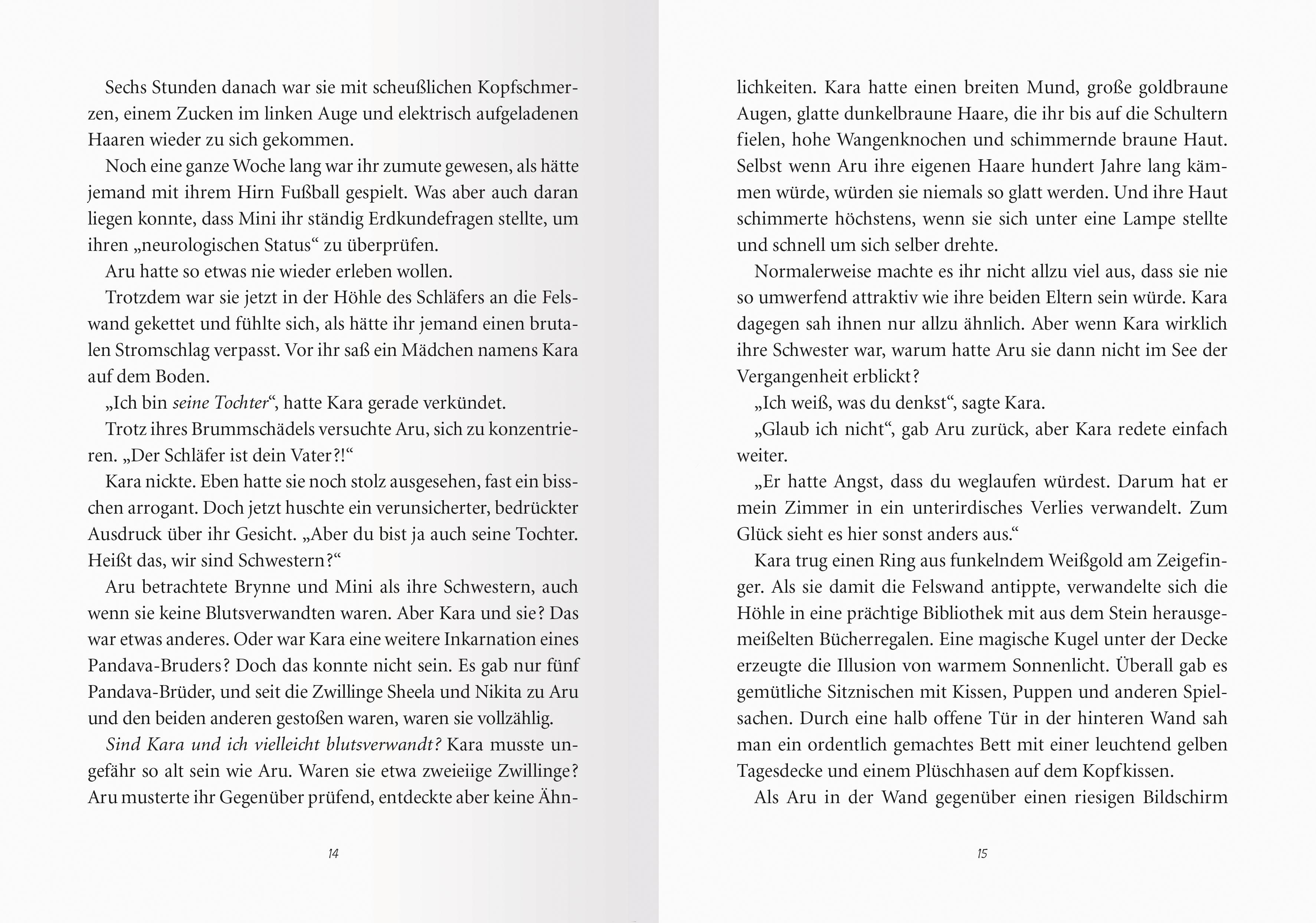 Beispielinhalt (Bild) Aru gegen die Götter, Band 4: Die Magie der goldenen Stadt (Rick Riordan Presents)