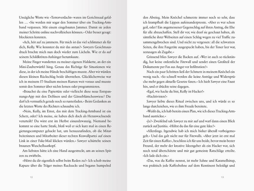 Beispielinhalt (Bild) Doppelgänger-Agentur, Band 1: Double Crush (Humorvolle New-Adult-Romance für alle Fans von Kiss Me Once)