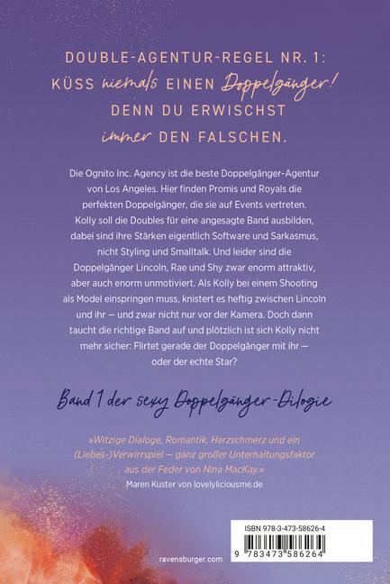 Beispielinhalt (Bild) Doppelgänger-Agentur, Band 1: Double Crush (Humorvolle New-Adult-Romance für alle Fans von Kiss Me Once)