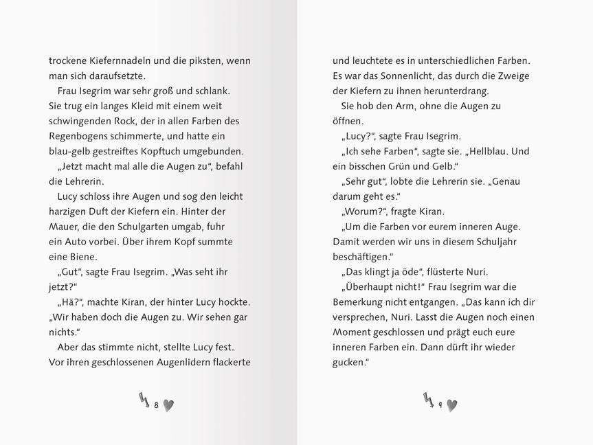 Beispielinhalt (Bild) Die Schule für Tag- und Nachtmagie, Band 6 - Eine gefährliche Farbe