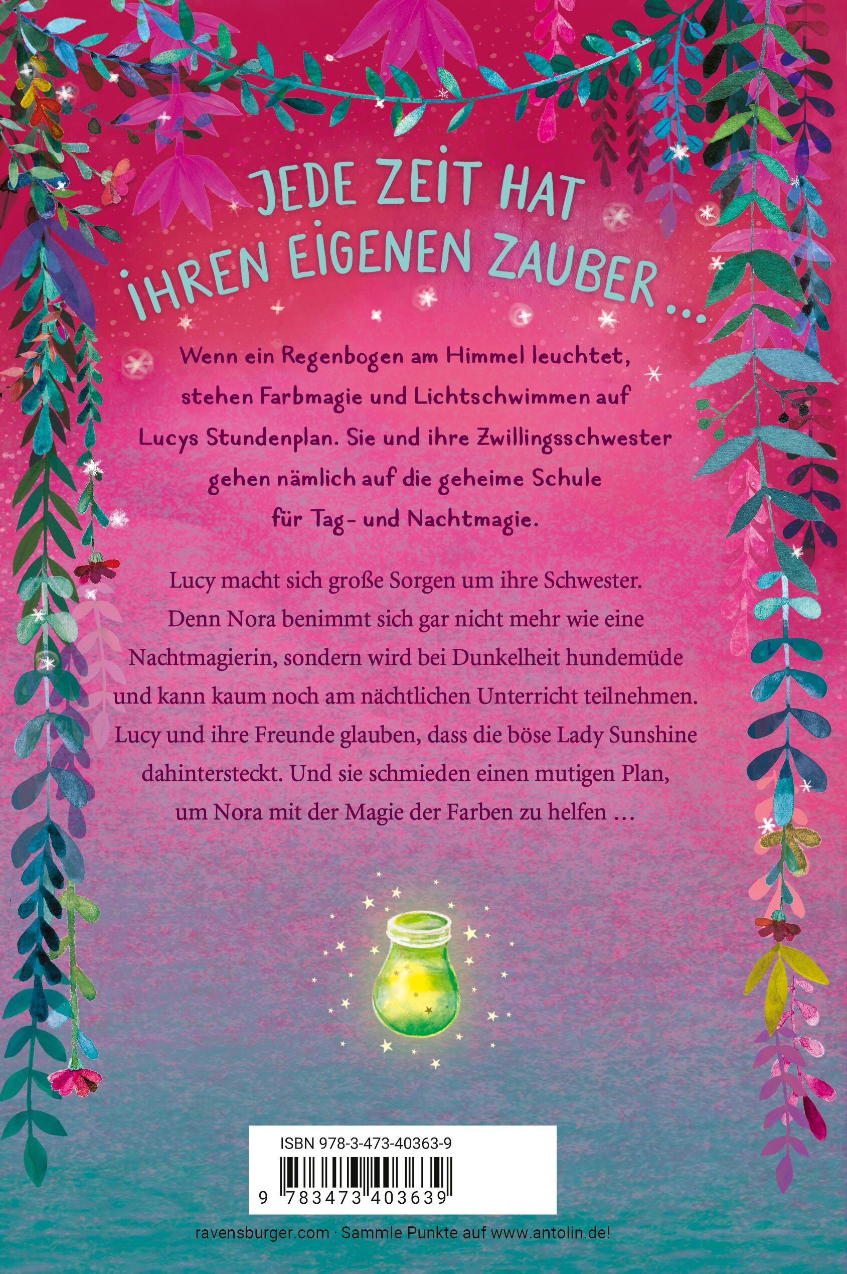 Rückseitencover Die Schule für Tag- und Nachtmagie, Band 6 - Eine gefährliche Farbe