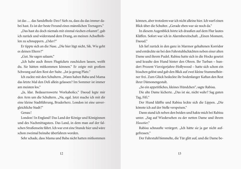 Beispielinhalt (Bild) Sikander gegen die Götter, Band 2: Der Zorn der Drachengöttin (Rick Riordan Presents)
