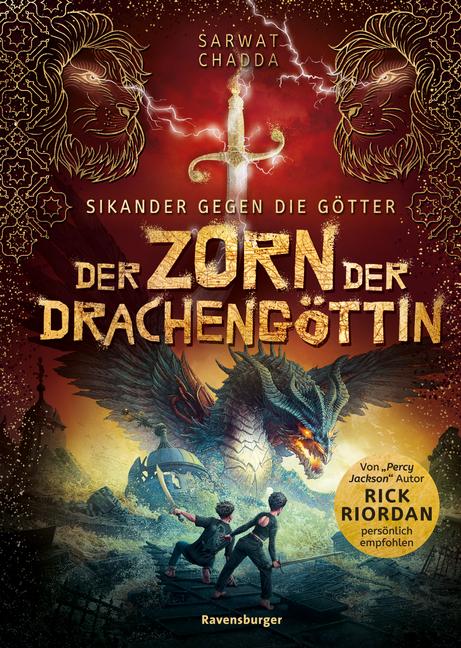 Vorderes Coverbild Sikander gegen die Götter, Band 2: Der Zorn der Drachengöttin (Rick Riordan Presents)
