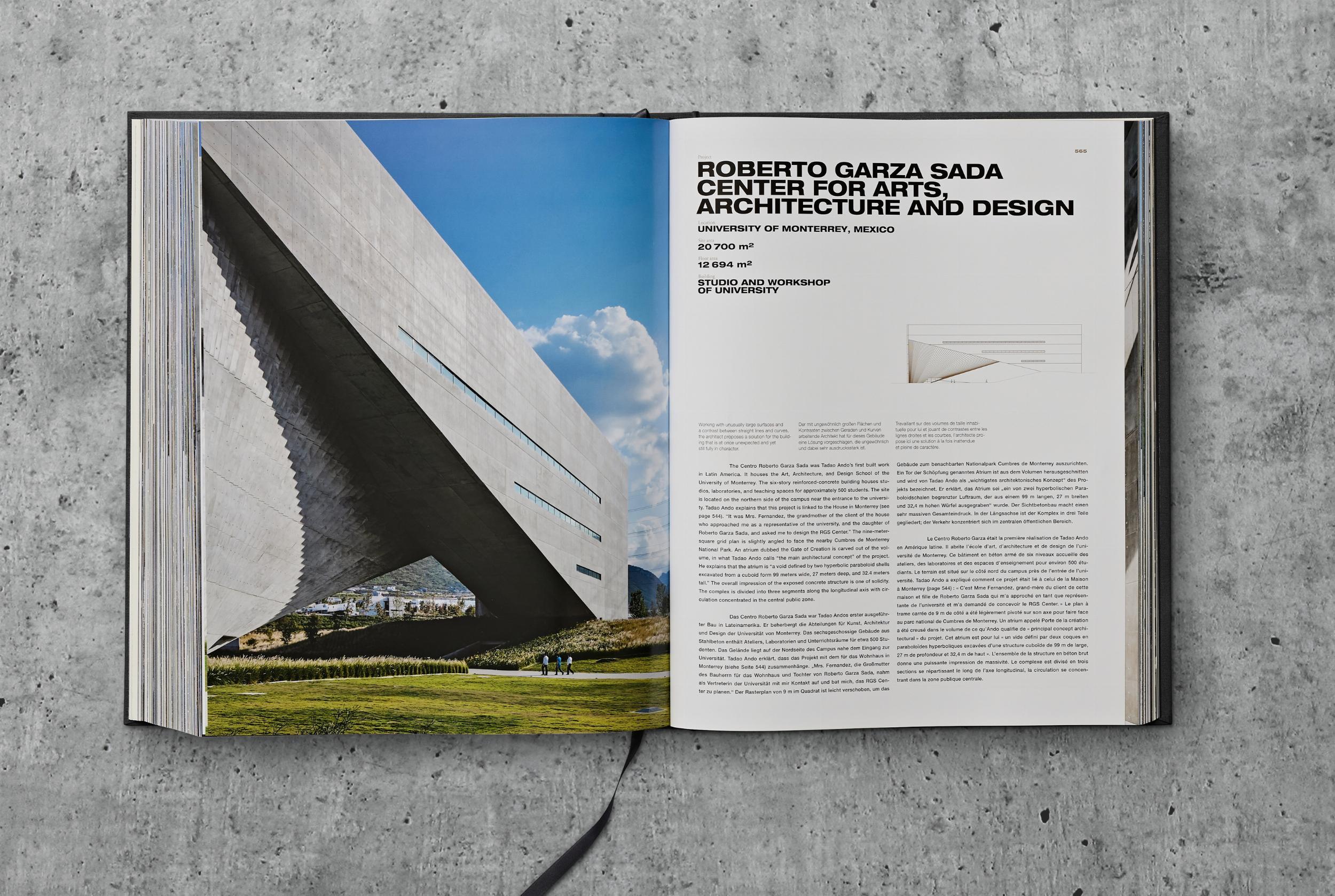 Beispielinhalt (Bild) Ando. Complete Works 1975-Today. 2023 Edition