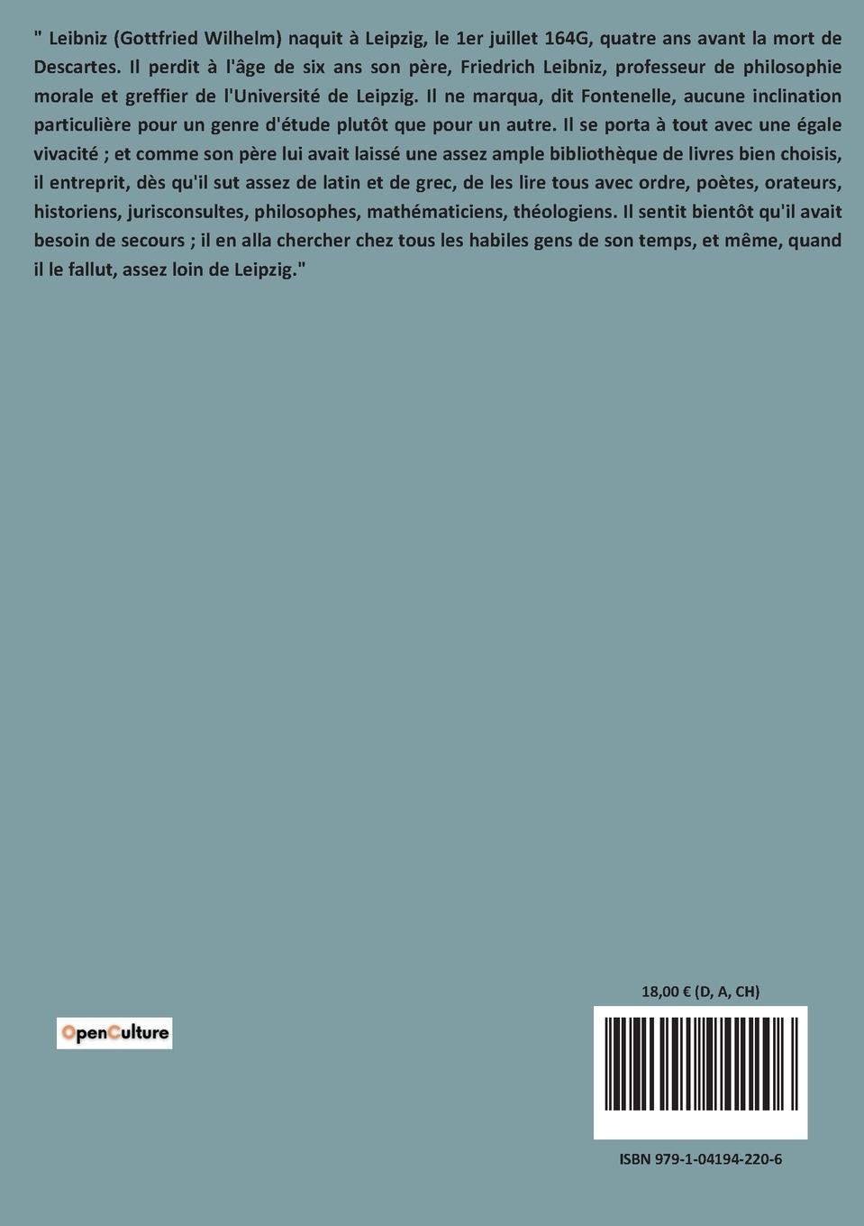 Rückseitencover Leibniz