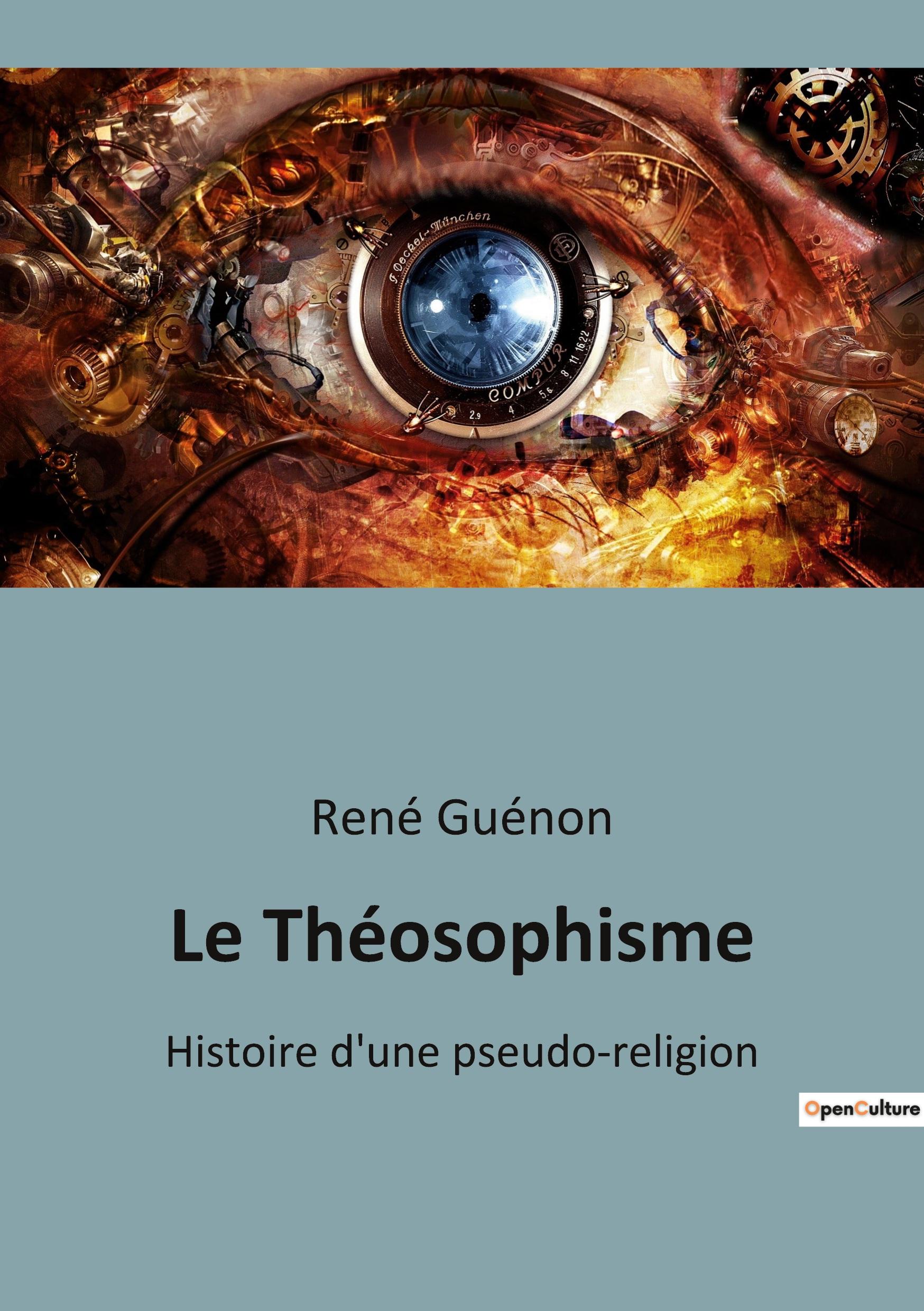 Vorderes Coverbild Le Théosophisme
