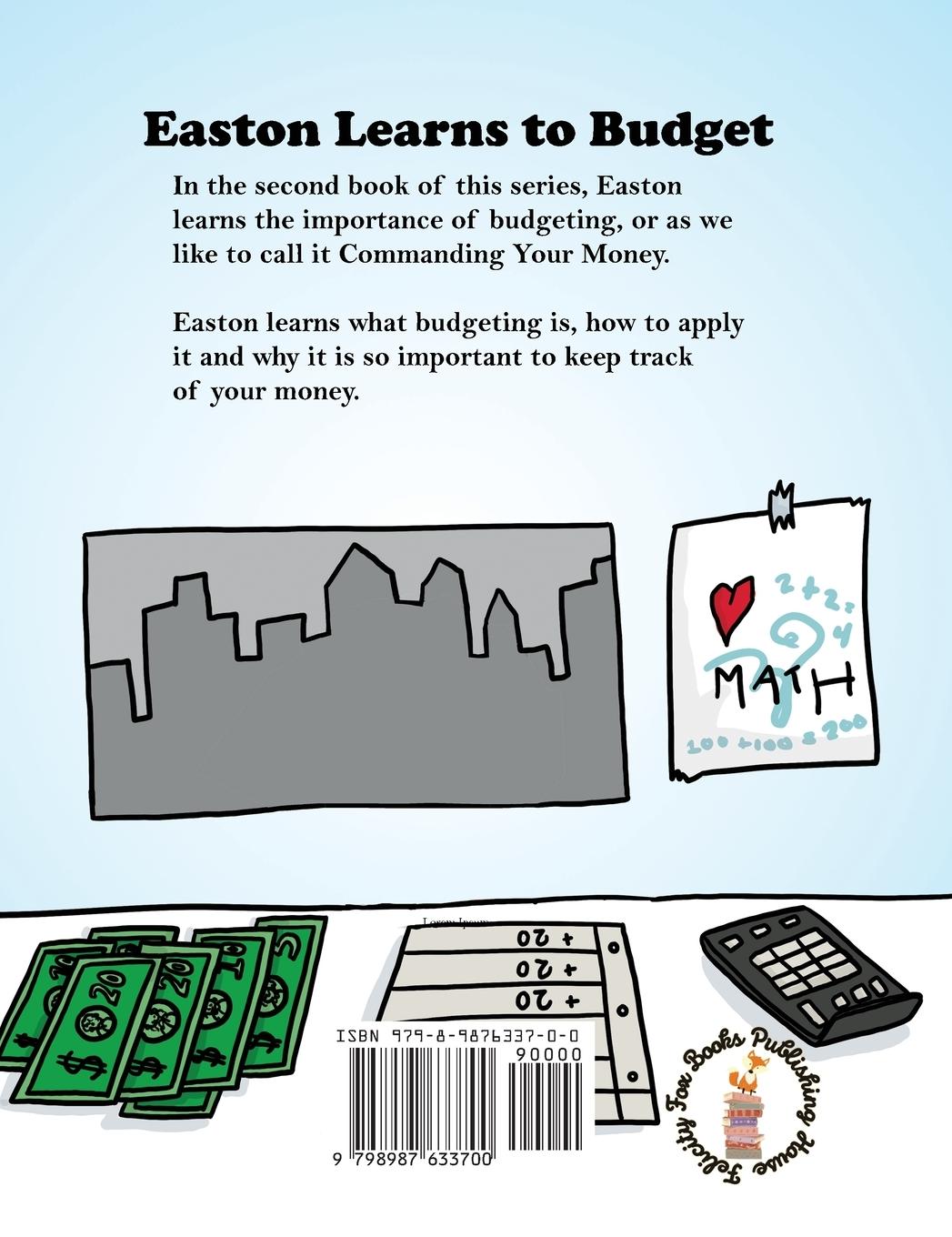 Rückseitencover Easton Learns to Budget