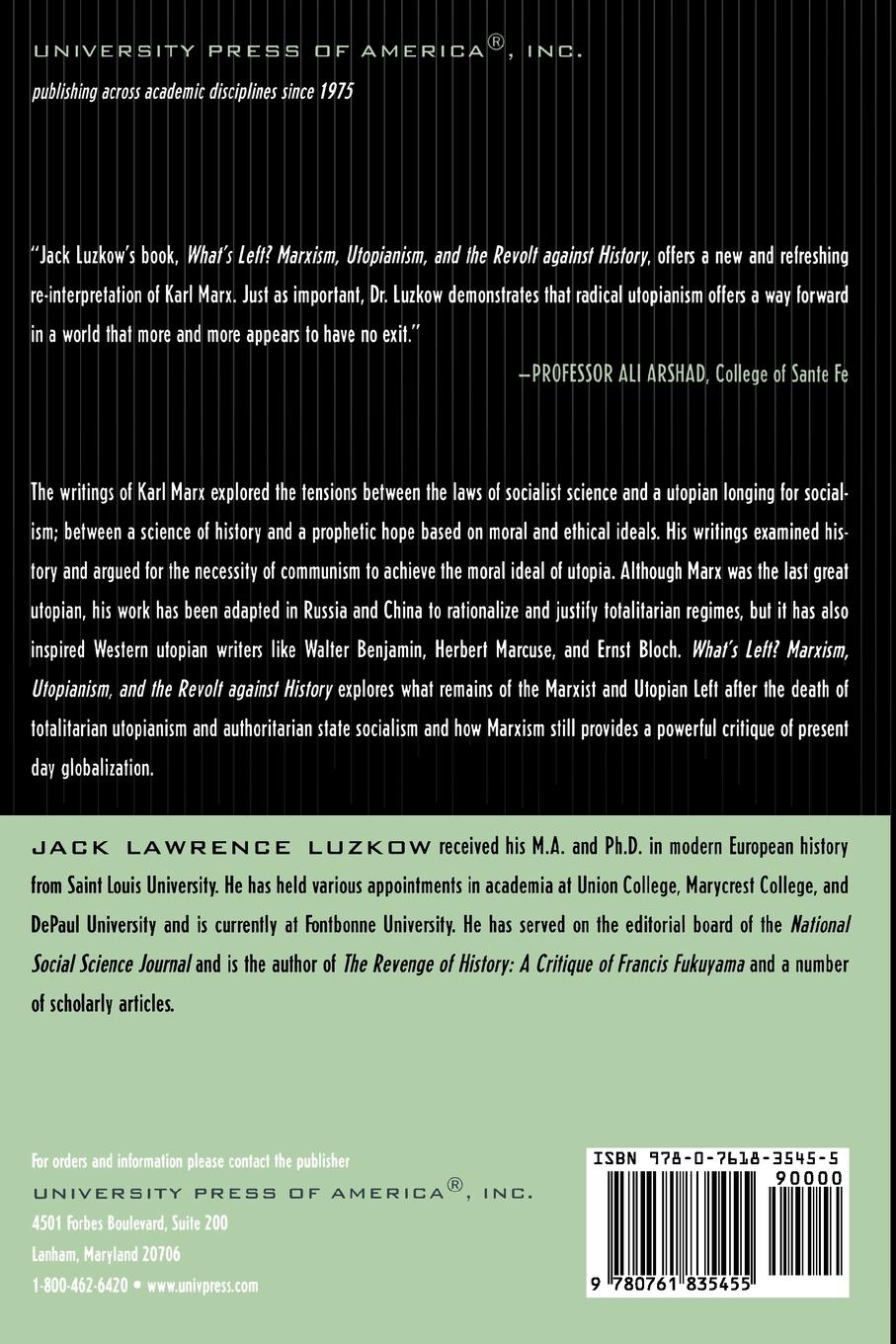 Rückseitencover What's Left?