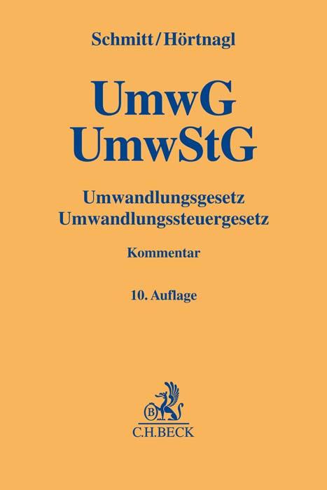 Vorderes Coverbild Umwandlungsgesetz, Umwandlungssteuergesetz